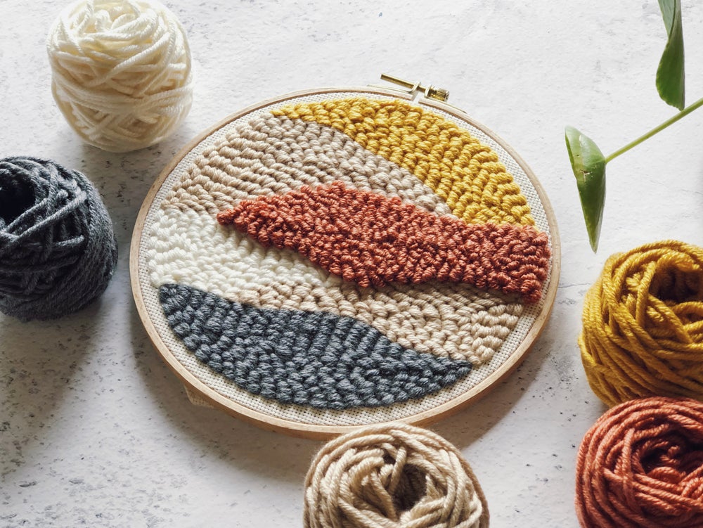 Oxford punch needle start kit - Sunset