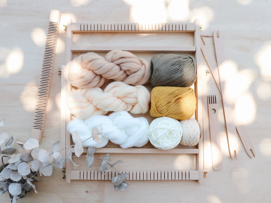 Weaving loom kit - Natural