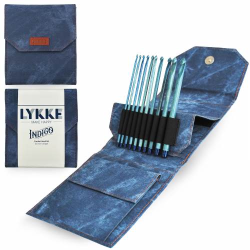 LYKKE CRAFTS Indigo 6" Crochet Hooks Set