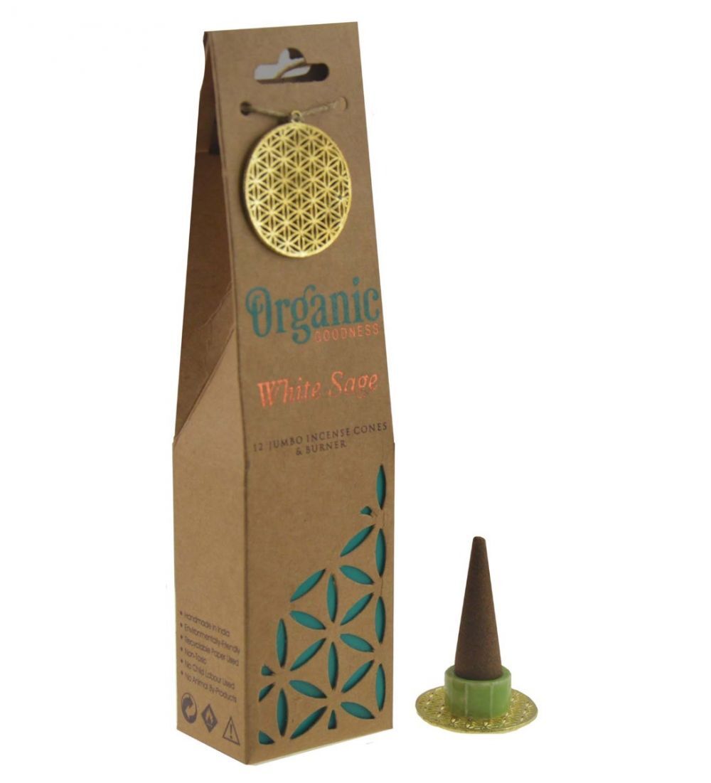 ORGANIC Goodness Incense Cones Set 12 Cones