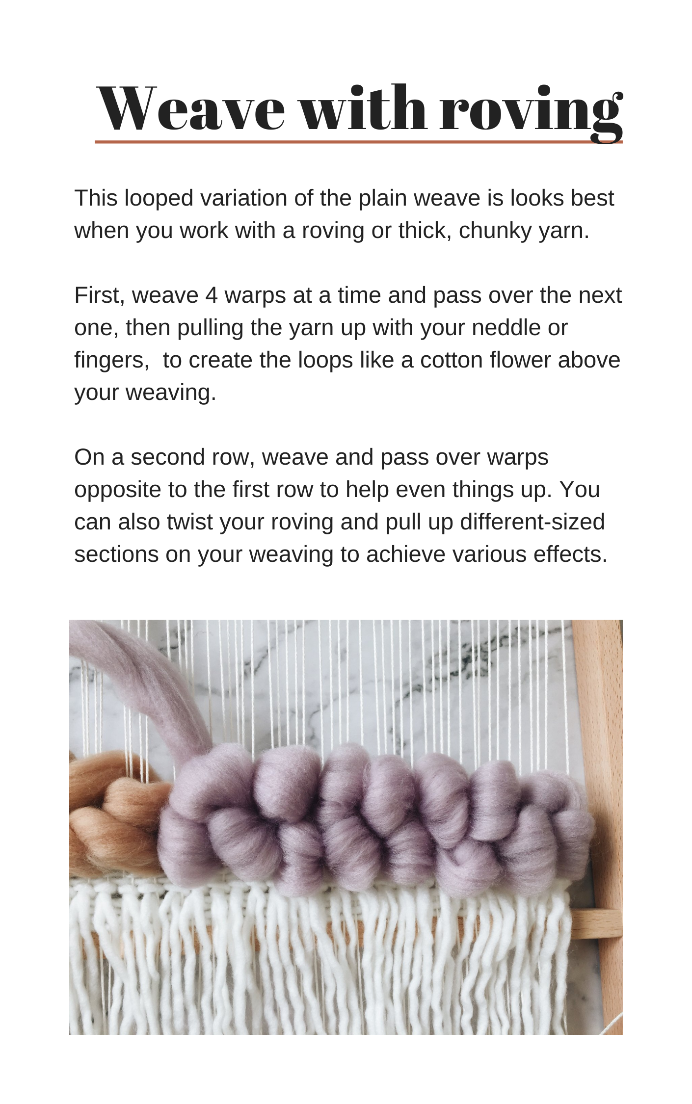 Weaving for beginners - Instructions eBook | FREE DOWNLOAD